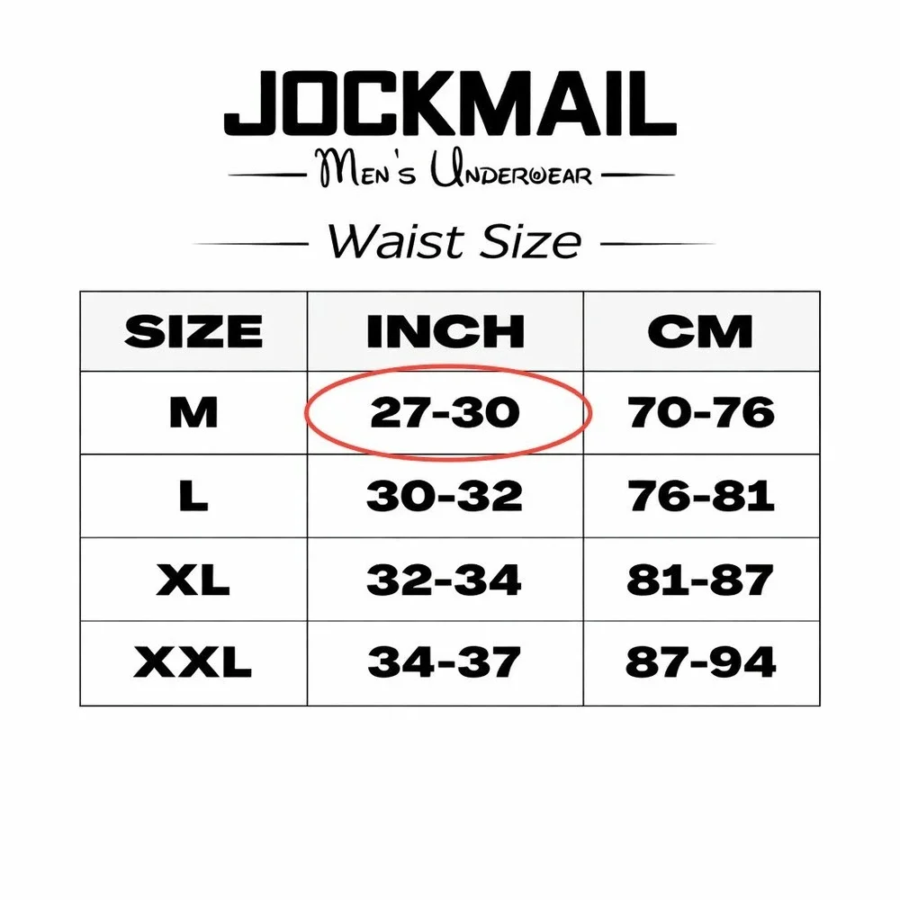 JOCKMAIL Medium (27-30) Mens Leopard Print‎ Low Rise Briefs Brown Cheetah JM394